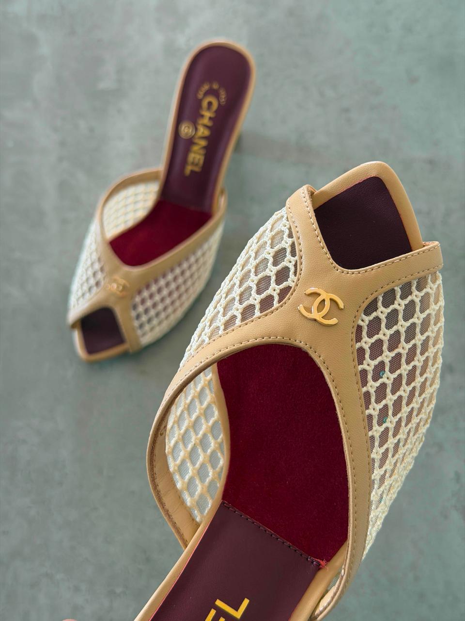 Chanel sandals heels
