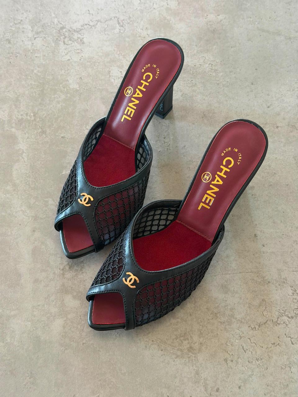 Chanel sandals heels