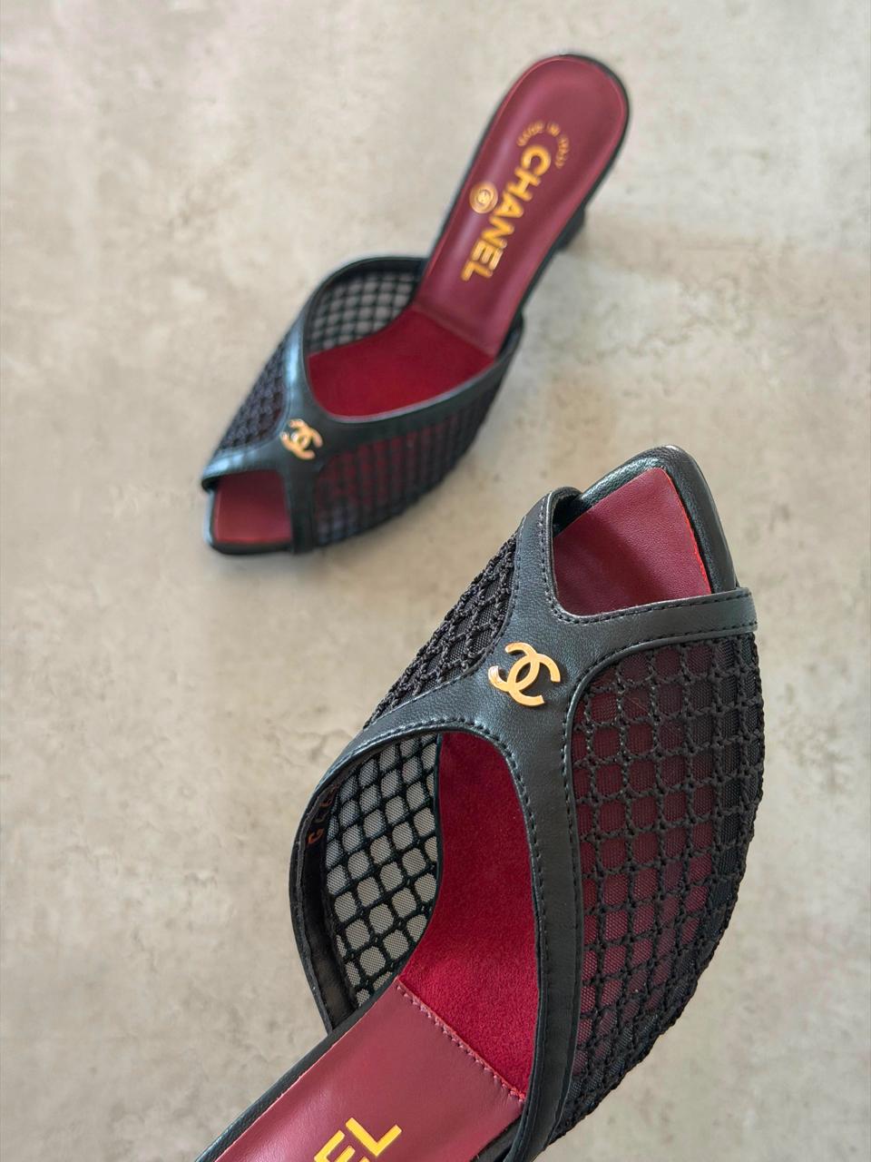 Chanel sandals heels