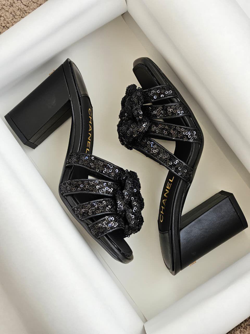 Chanel sandals heels