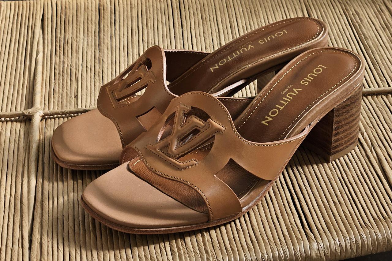 Lv sandals heels