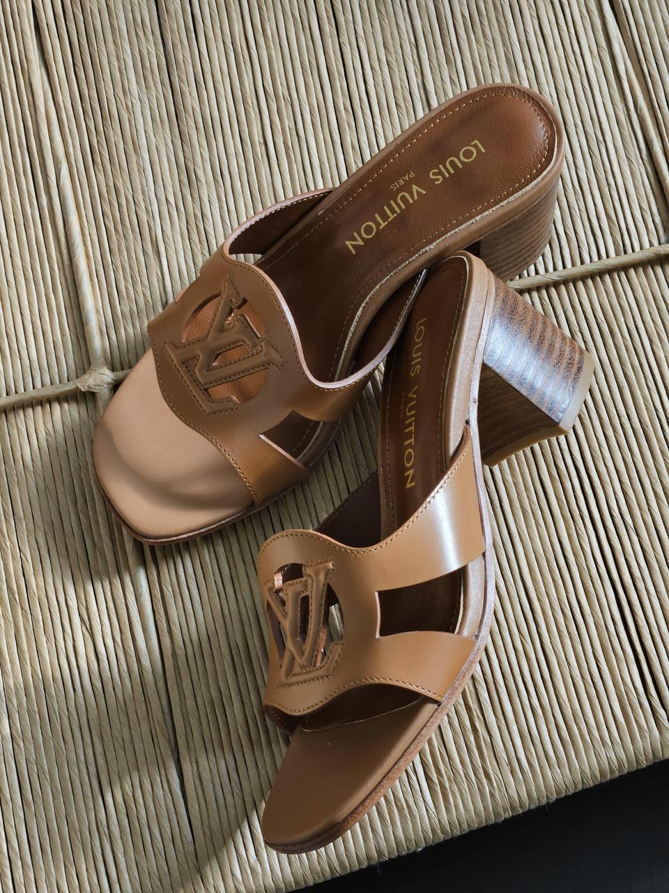 Lv sandals heels