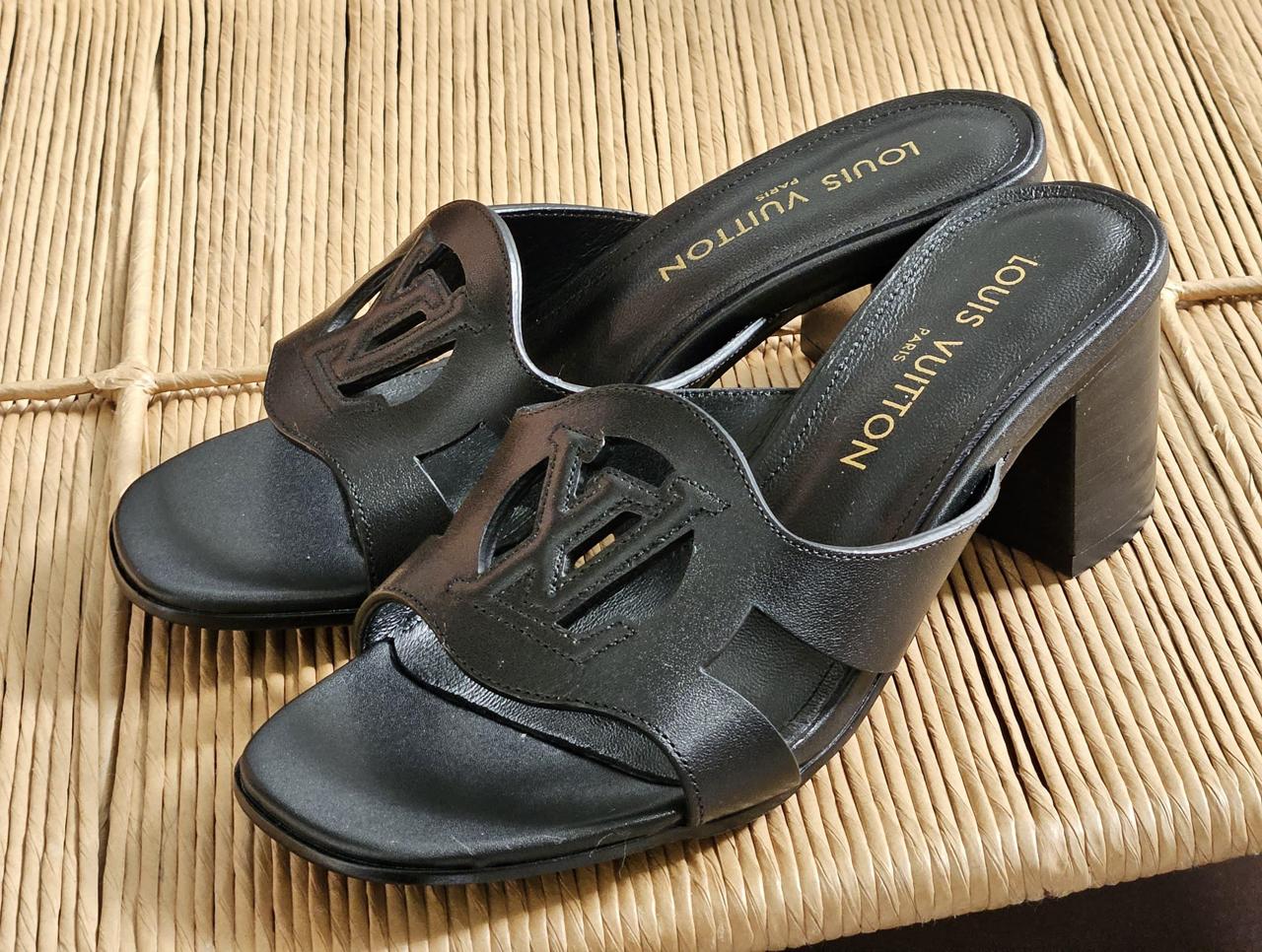 Lv sandals heels