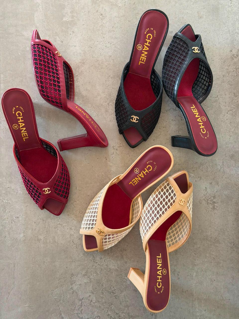 Chanel sandals heels