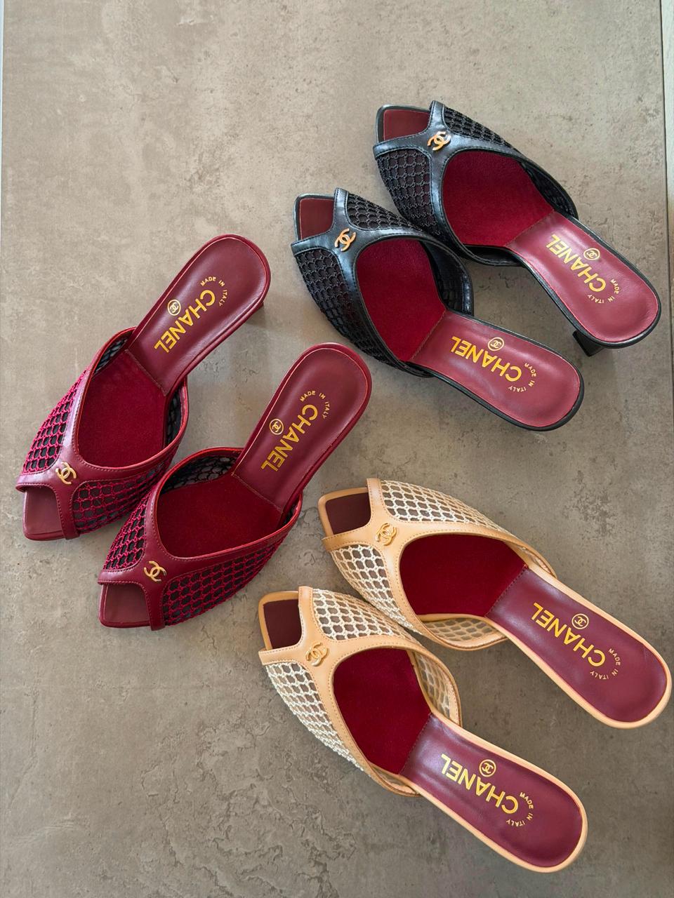 Chanel sandals heels