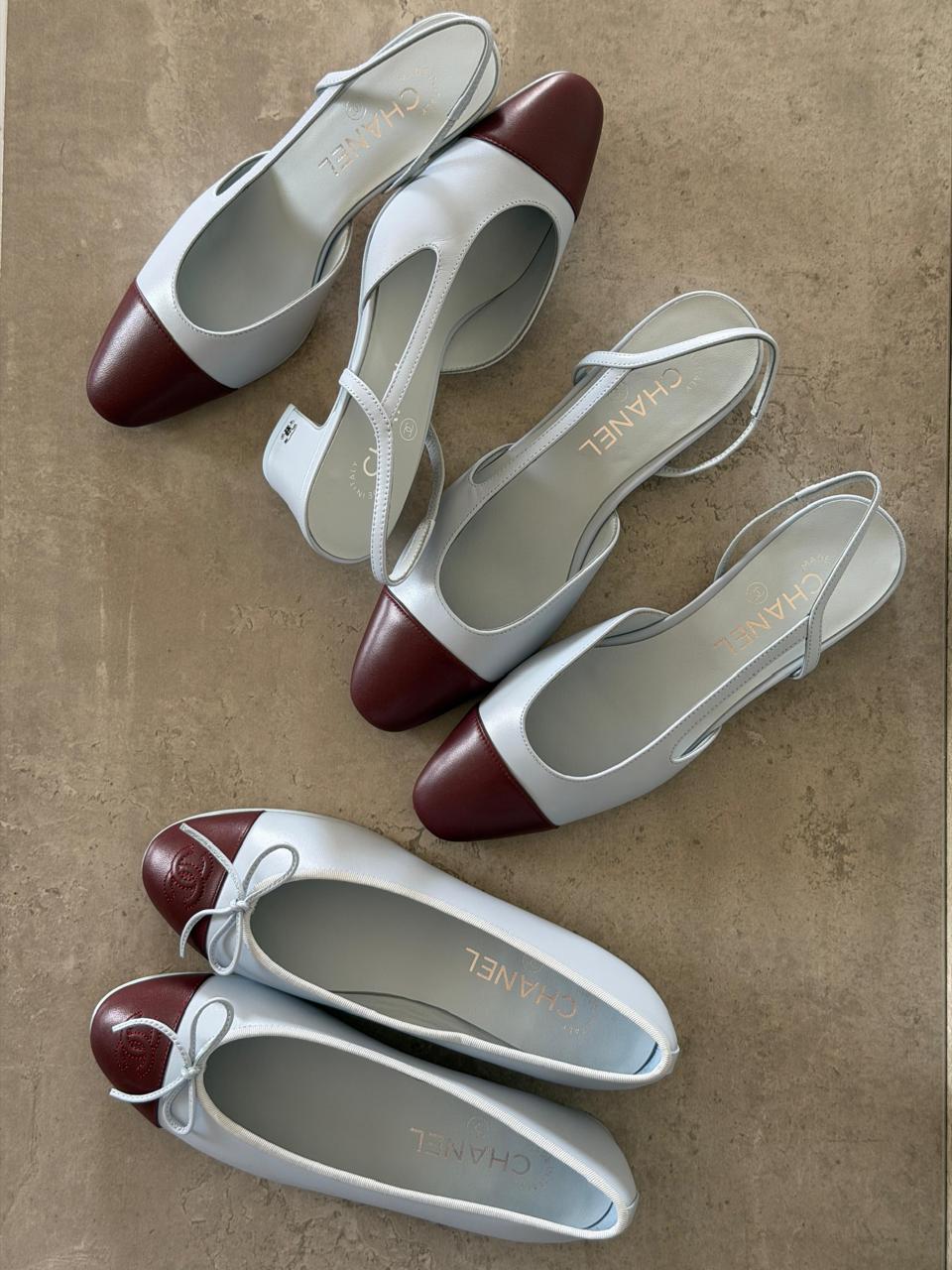 Chanel heels & chanel ballerina collection - blue