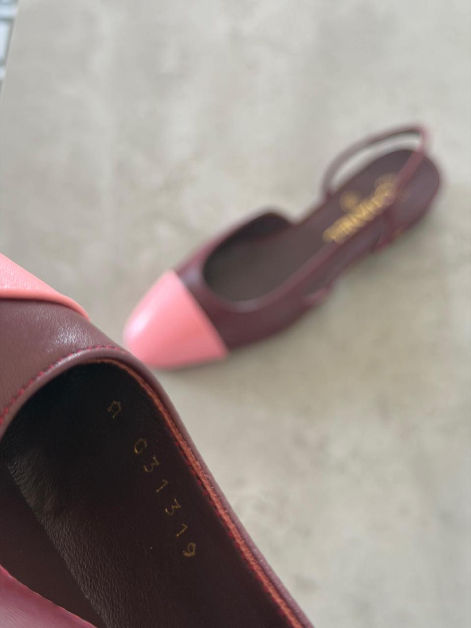 Chanel heels & chanel ballerina collection - maroon