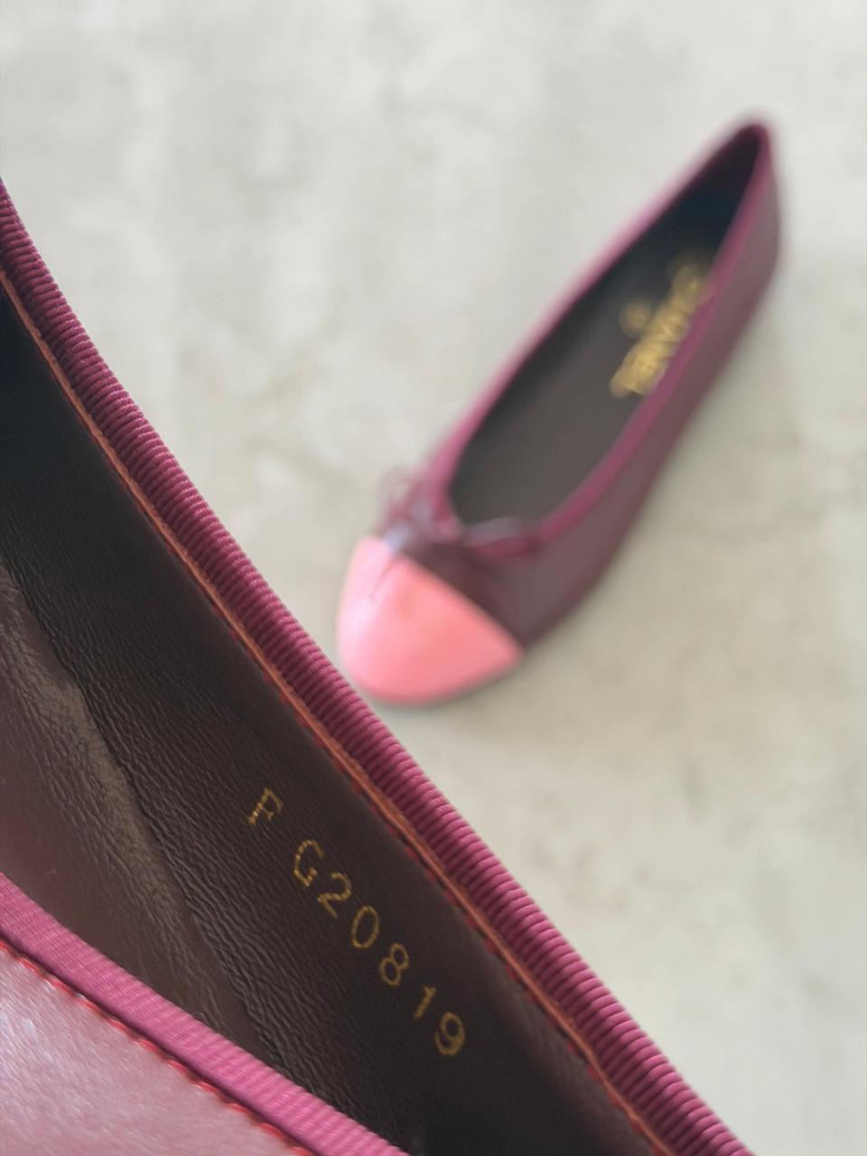 Chanel heels & chanel ballerina collection - maroon