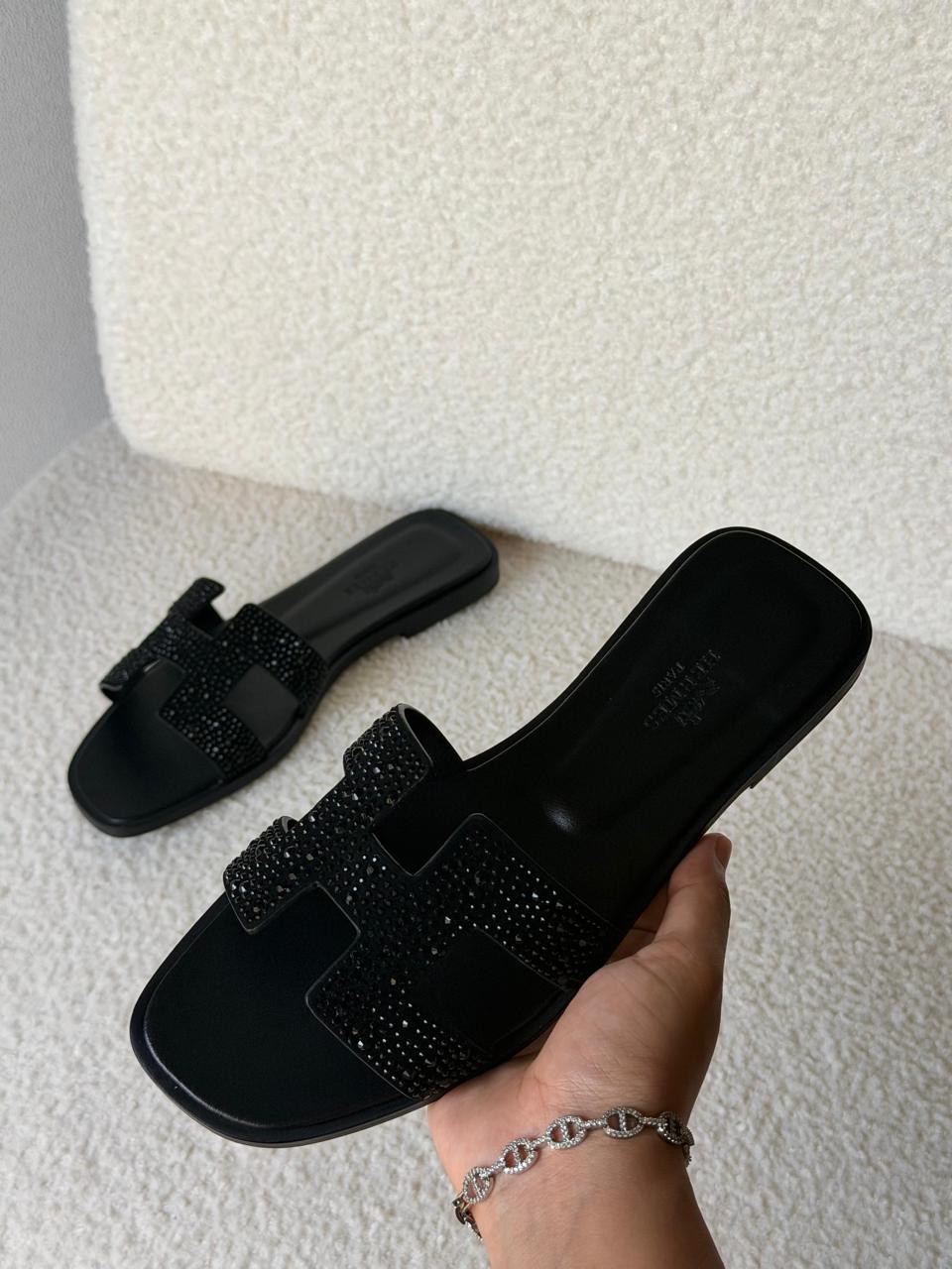 Hermes slippers & sandals heels