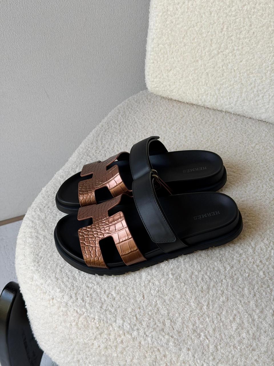 Hermes slippers chypre