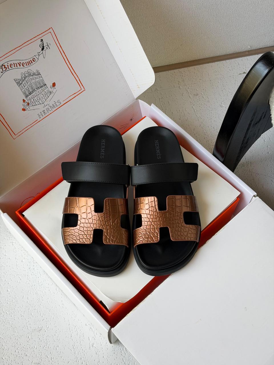 Hermes slippers chypre