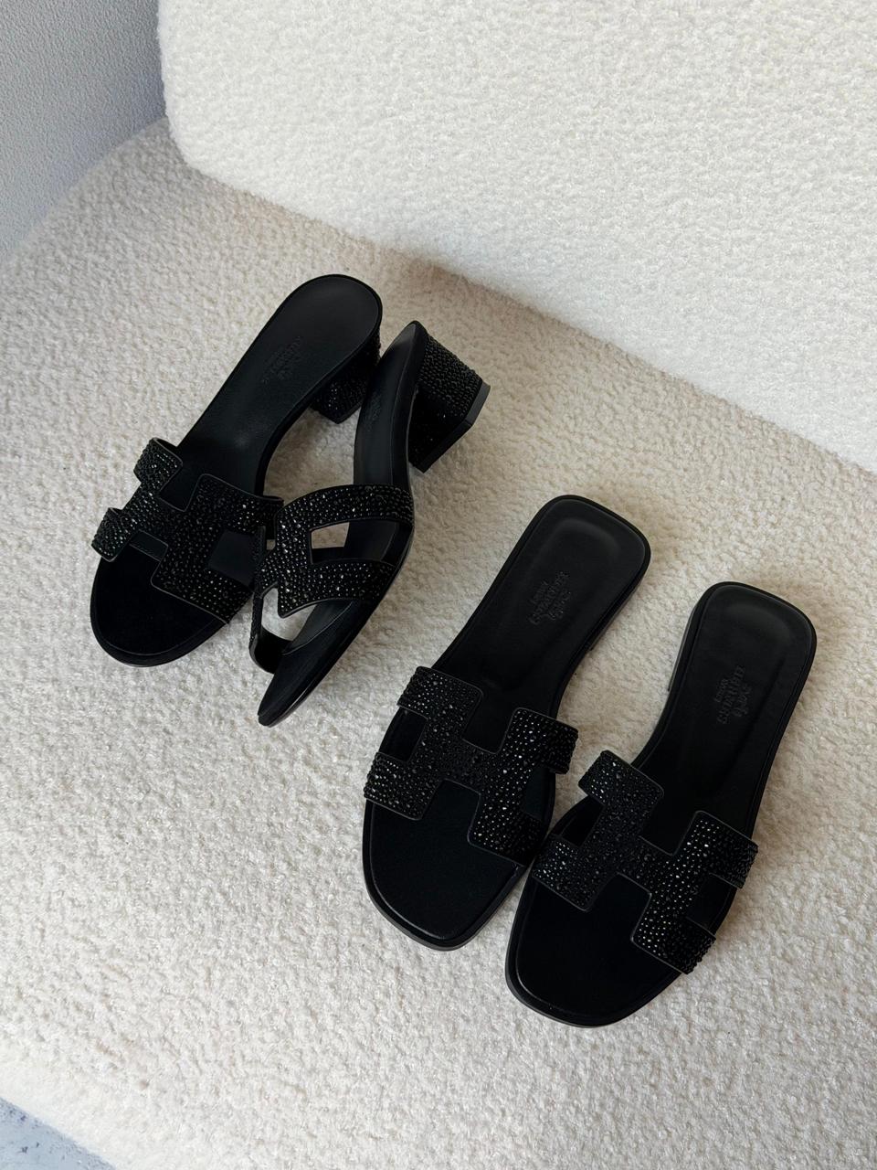 Hermes slippers & sandals heels