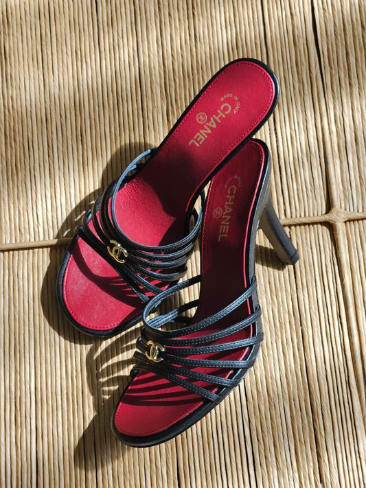 Chanel sandals heels
