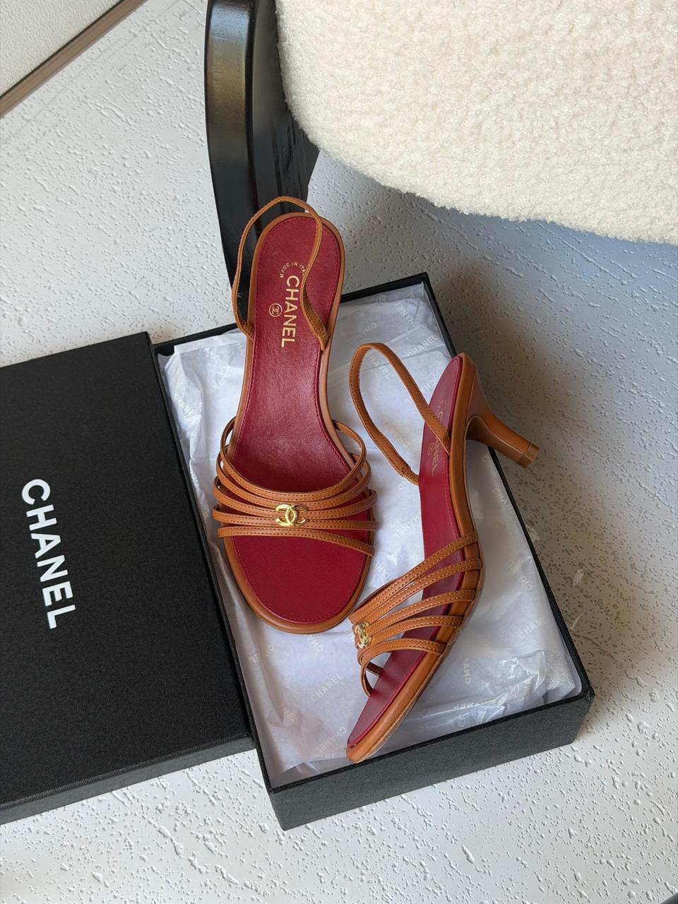 Chanel sandals heels