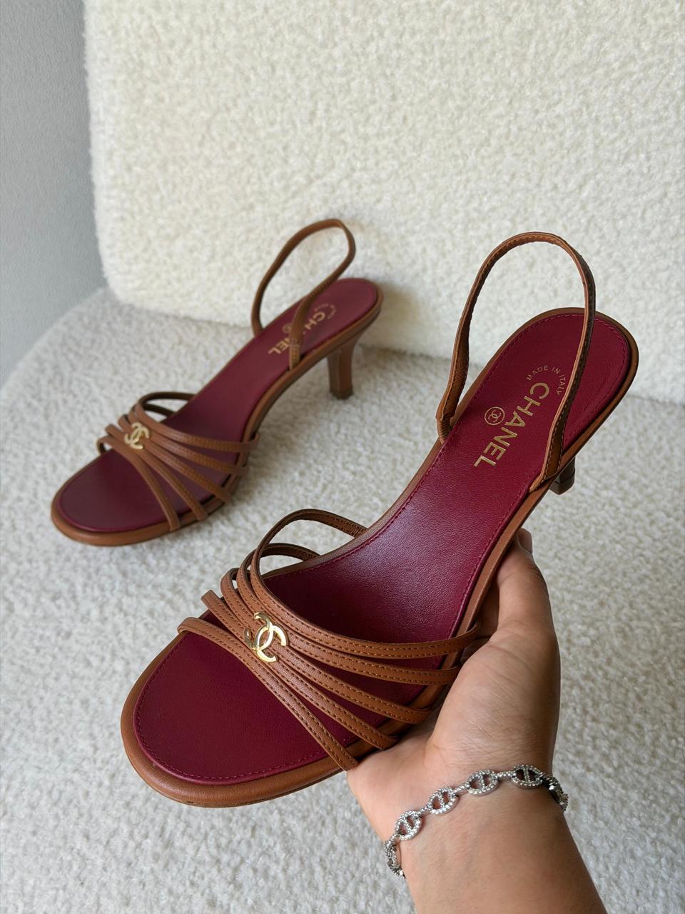 Chanel sandals heels