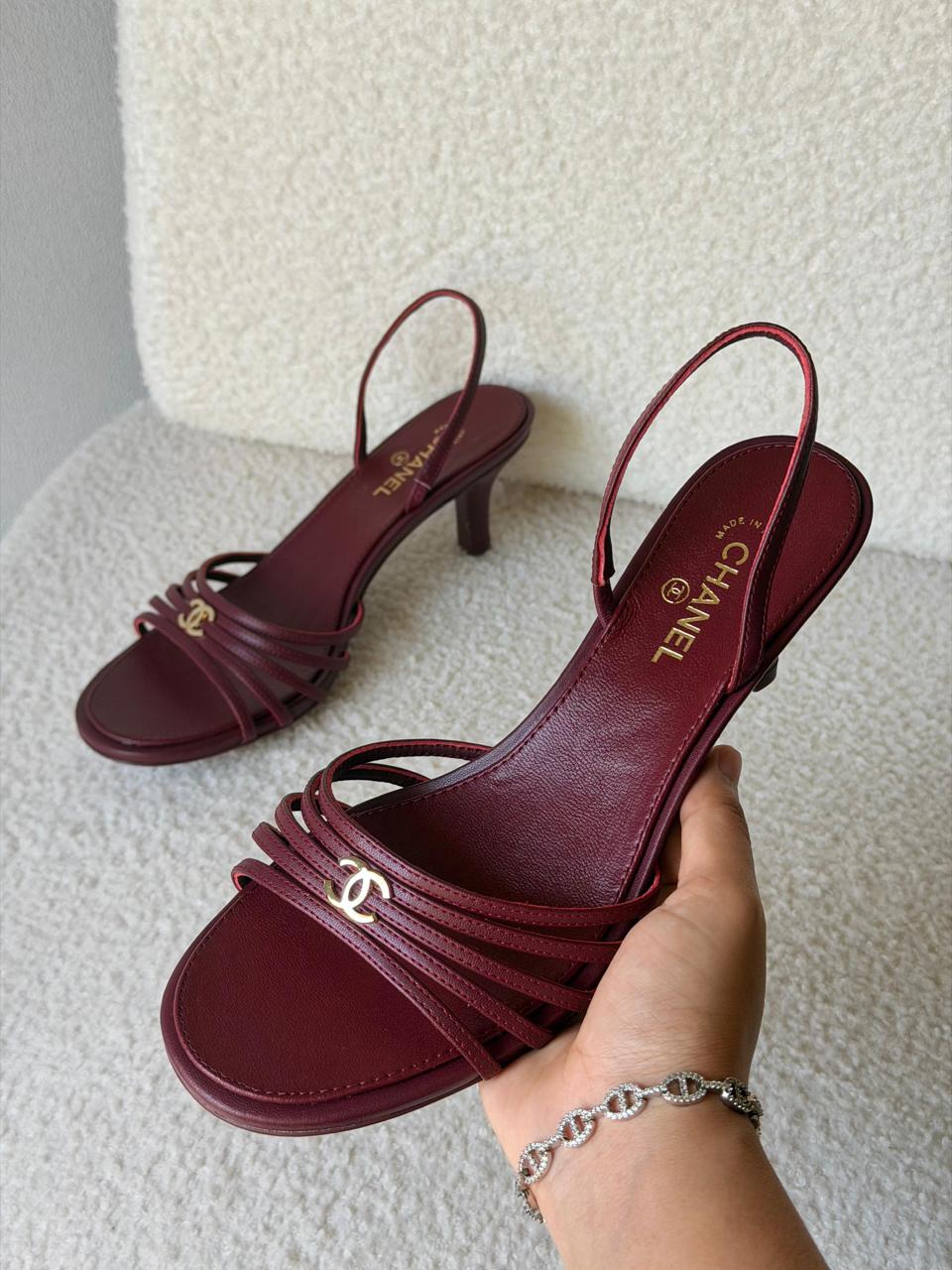 Chanel sandals heels