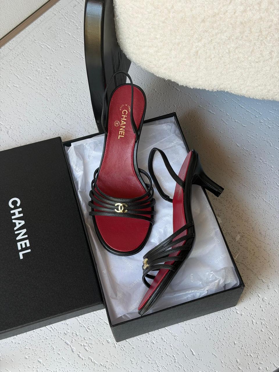 Chanel sandals heels