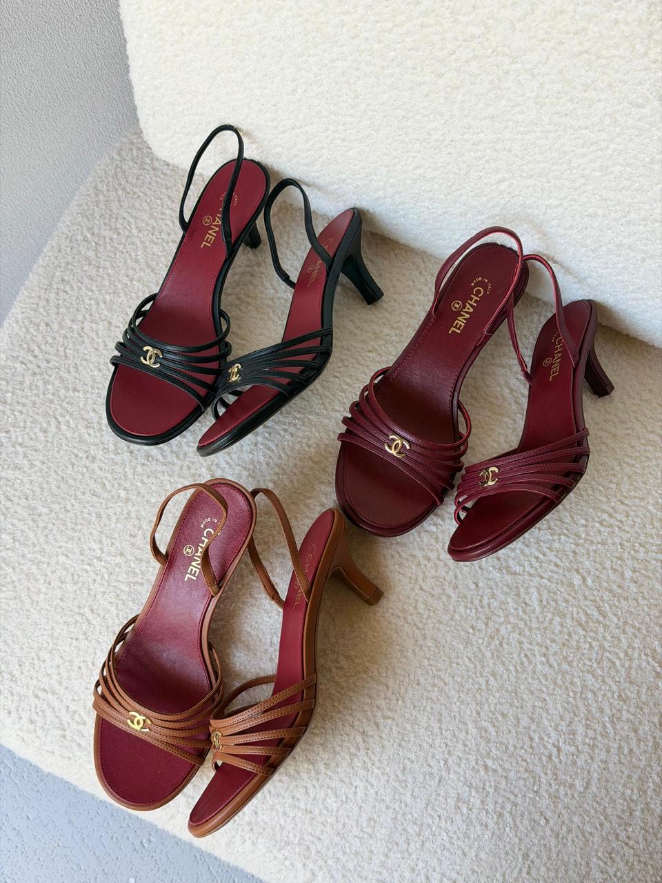 Chanel sandals heels