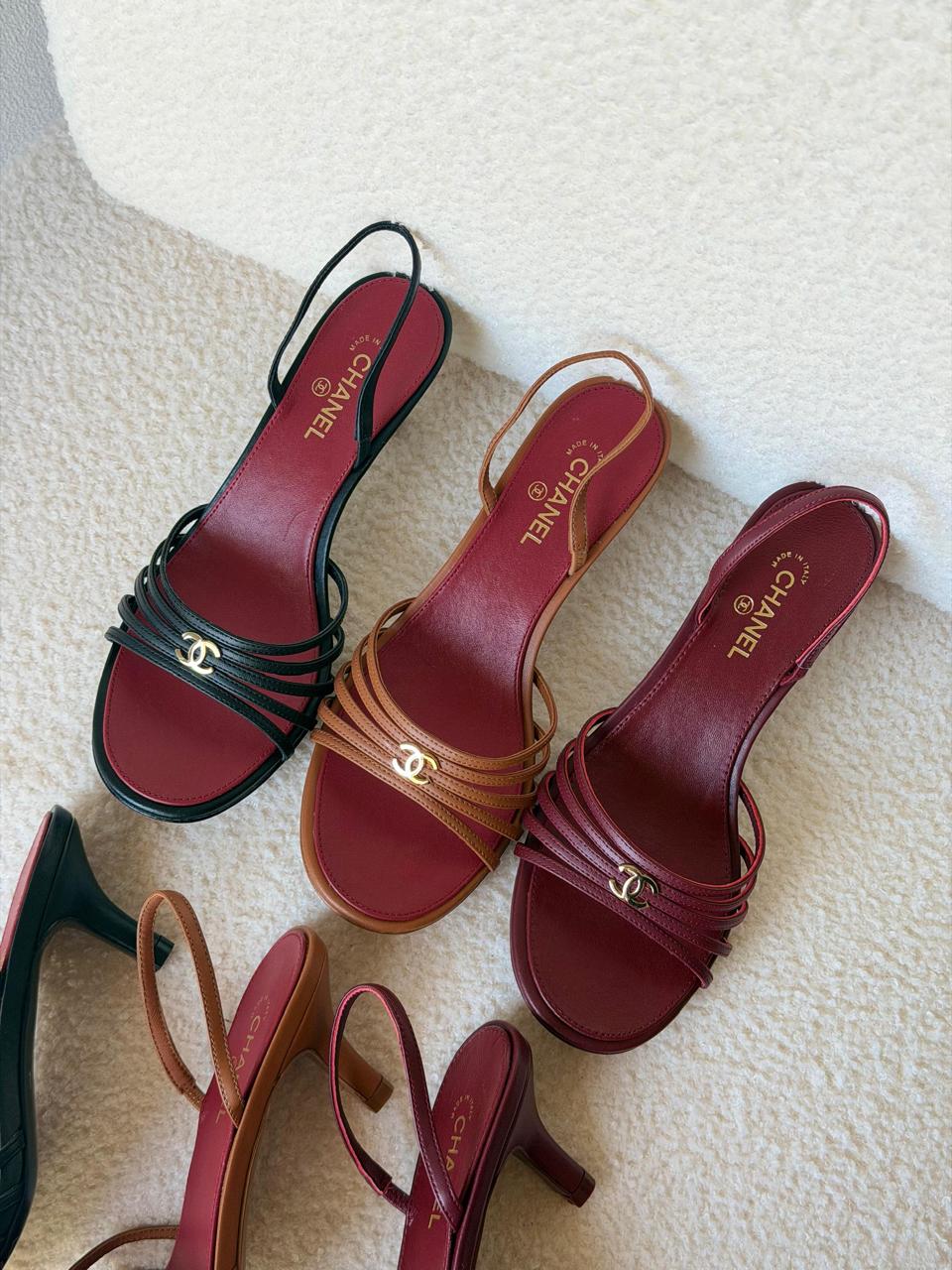 Chanel sandals heels