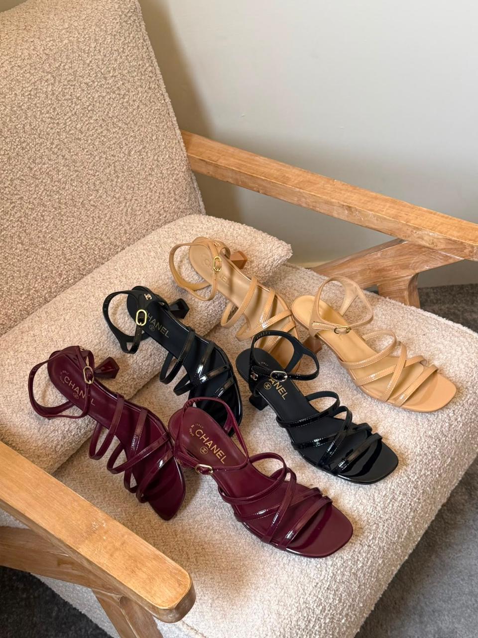 Chanel sandals heels