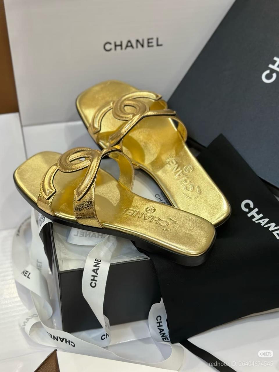 Chanel slippers