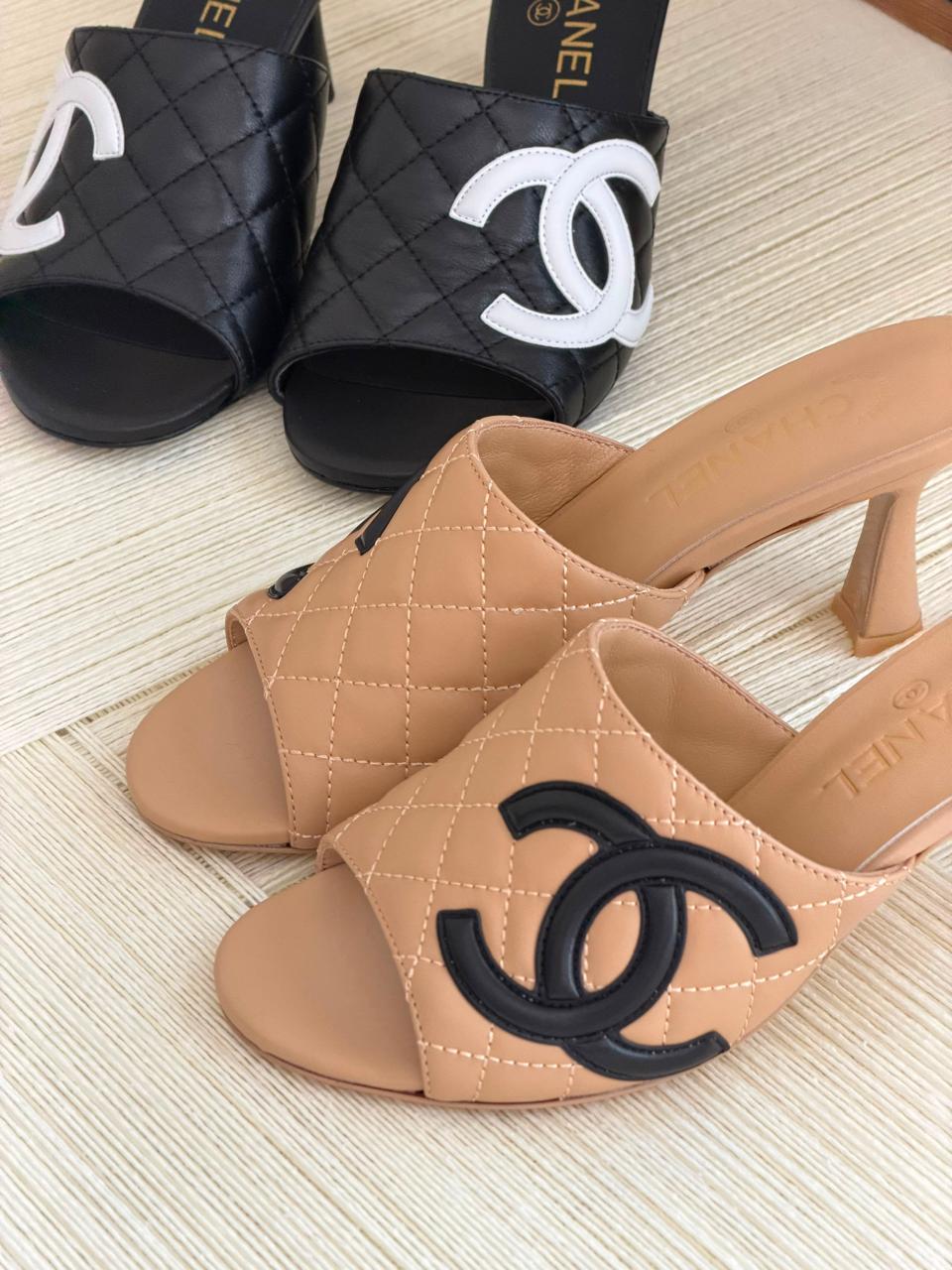 Chanel sandals heels
