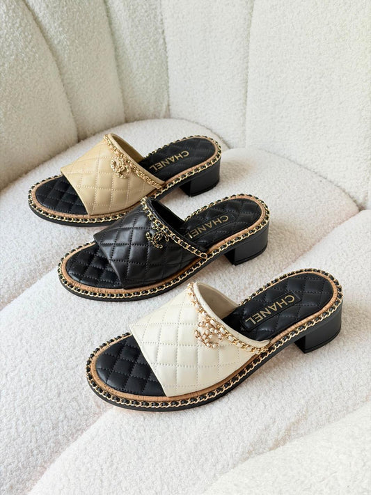 Chanel sandals heels