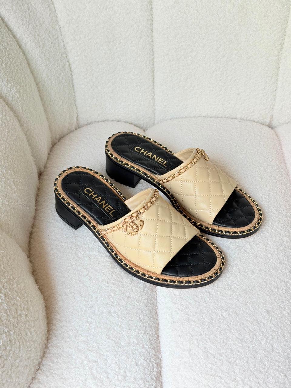 Chanel sandals heels