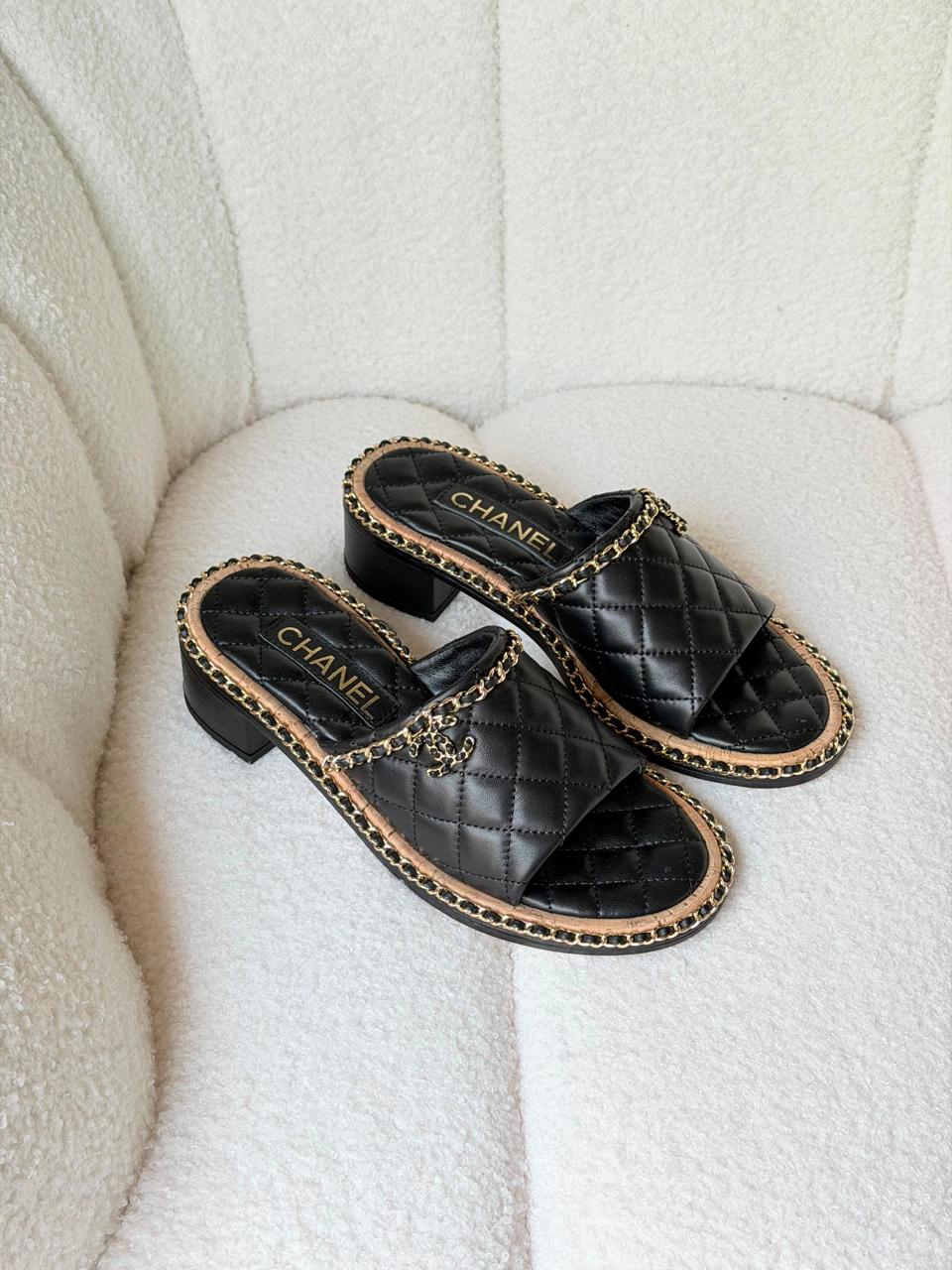 Chanel sandals heels