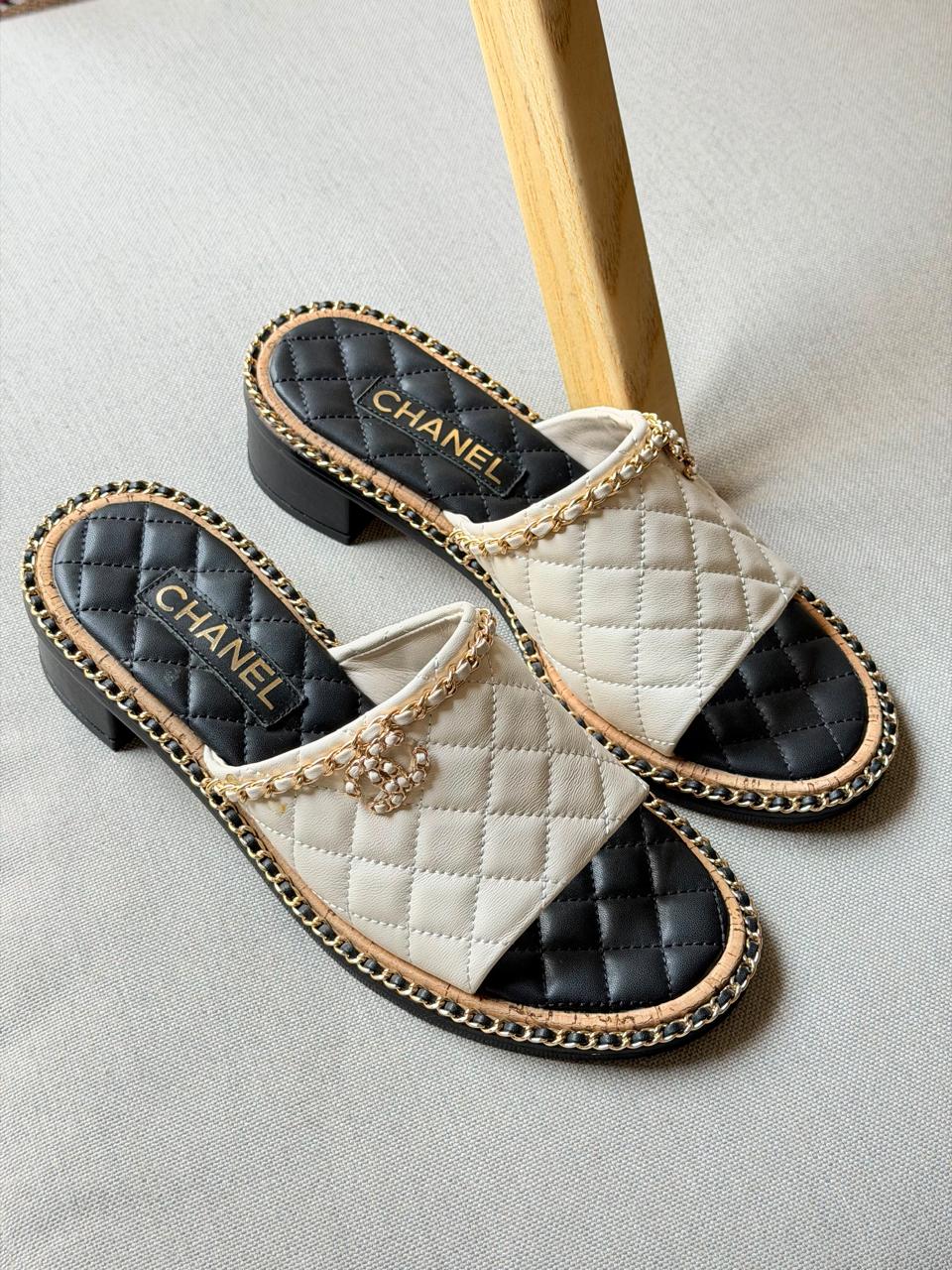 Chanel sandals heels