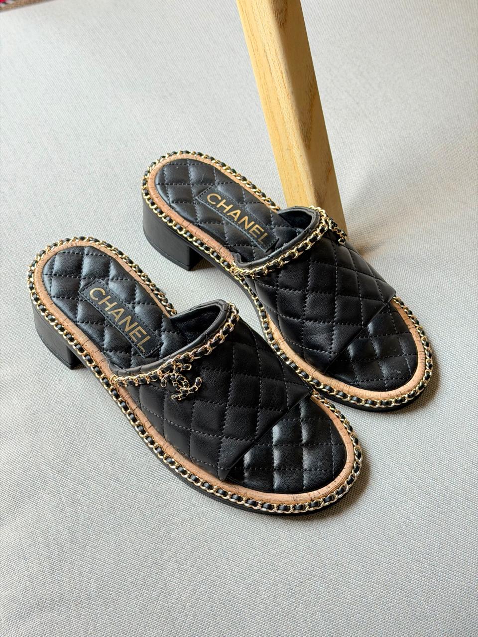 Chanel sandals heels