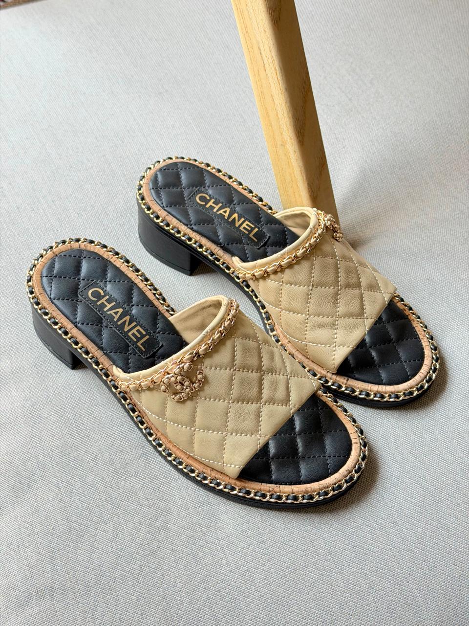 Chanel sandals heels