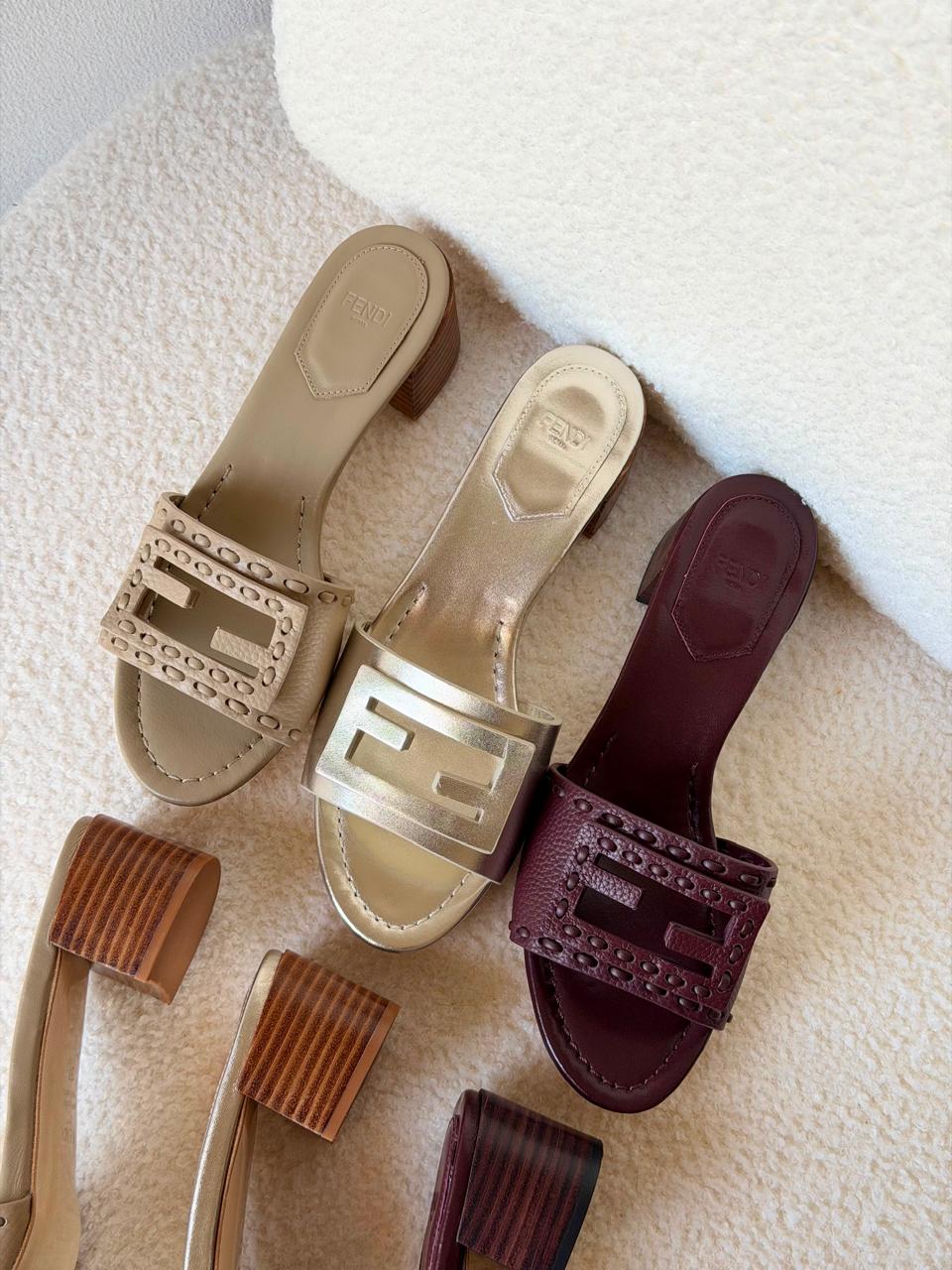Fendi sandals heels