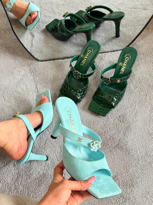 Chanel sandals heels