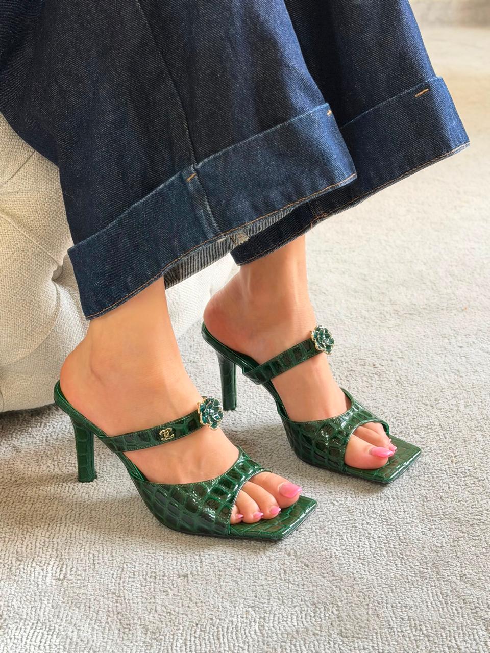 Chanel sandals heels