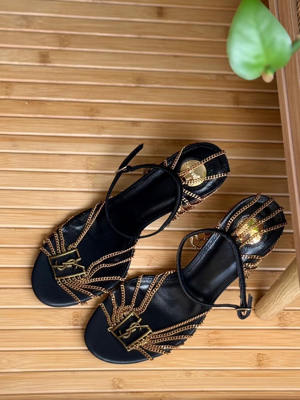 Ysl sandals heels