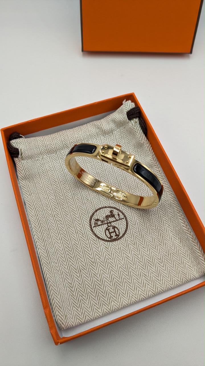 Hermes bangle - gold hardware