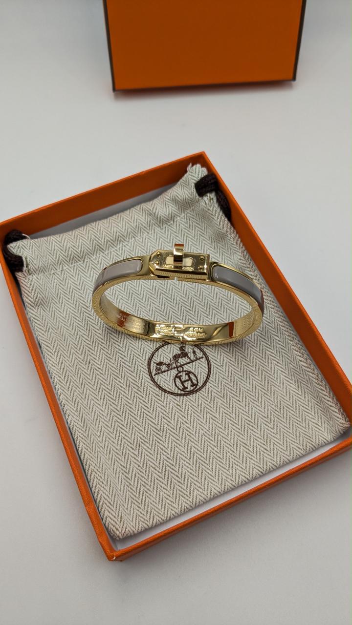 Hermes bangle - gold hardware