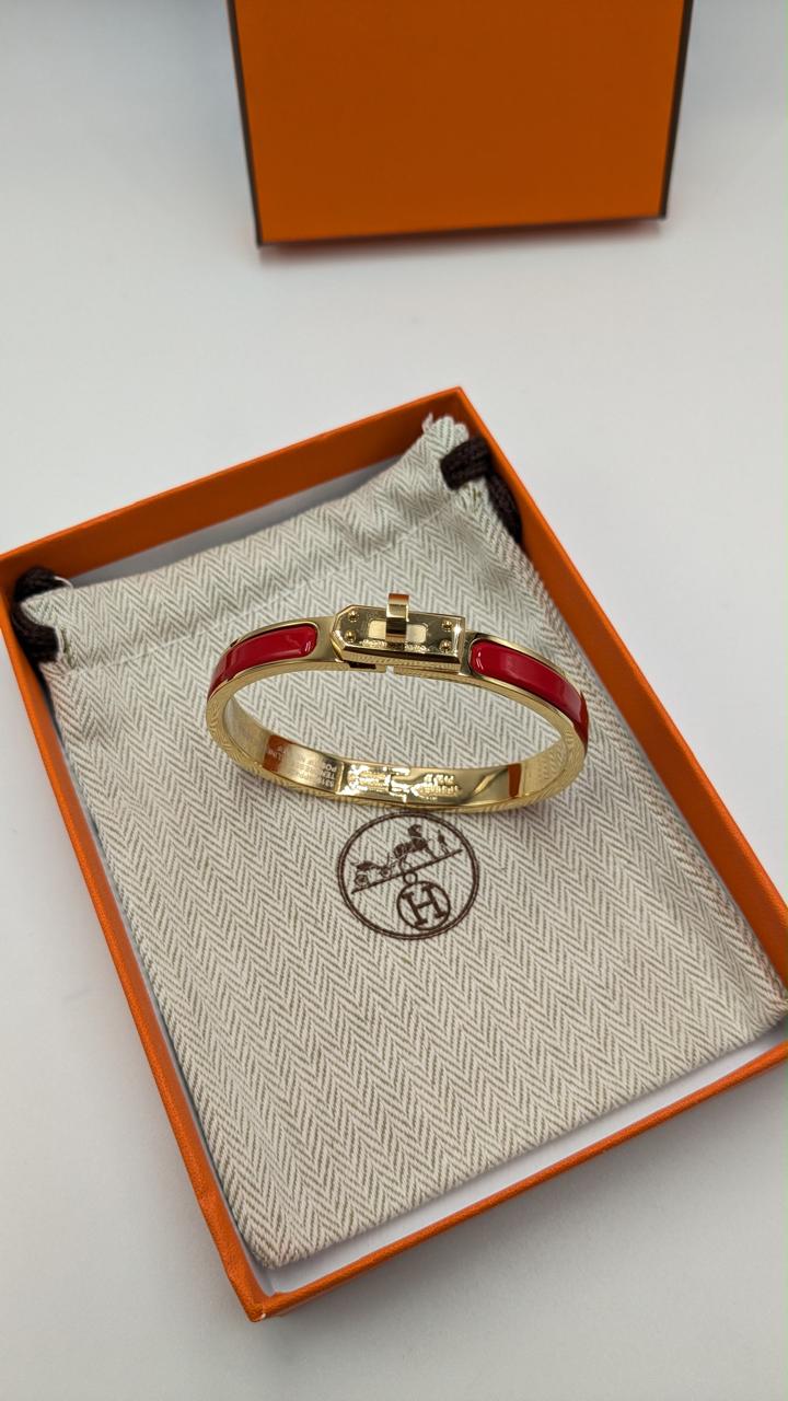 Hermes bangle - gold hardware