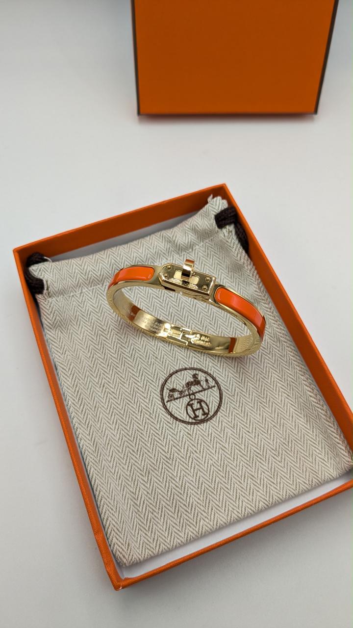 Hermes bangle - gold hardware
