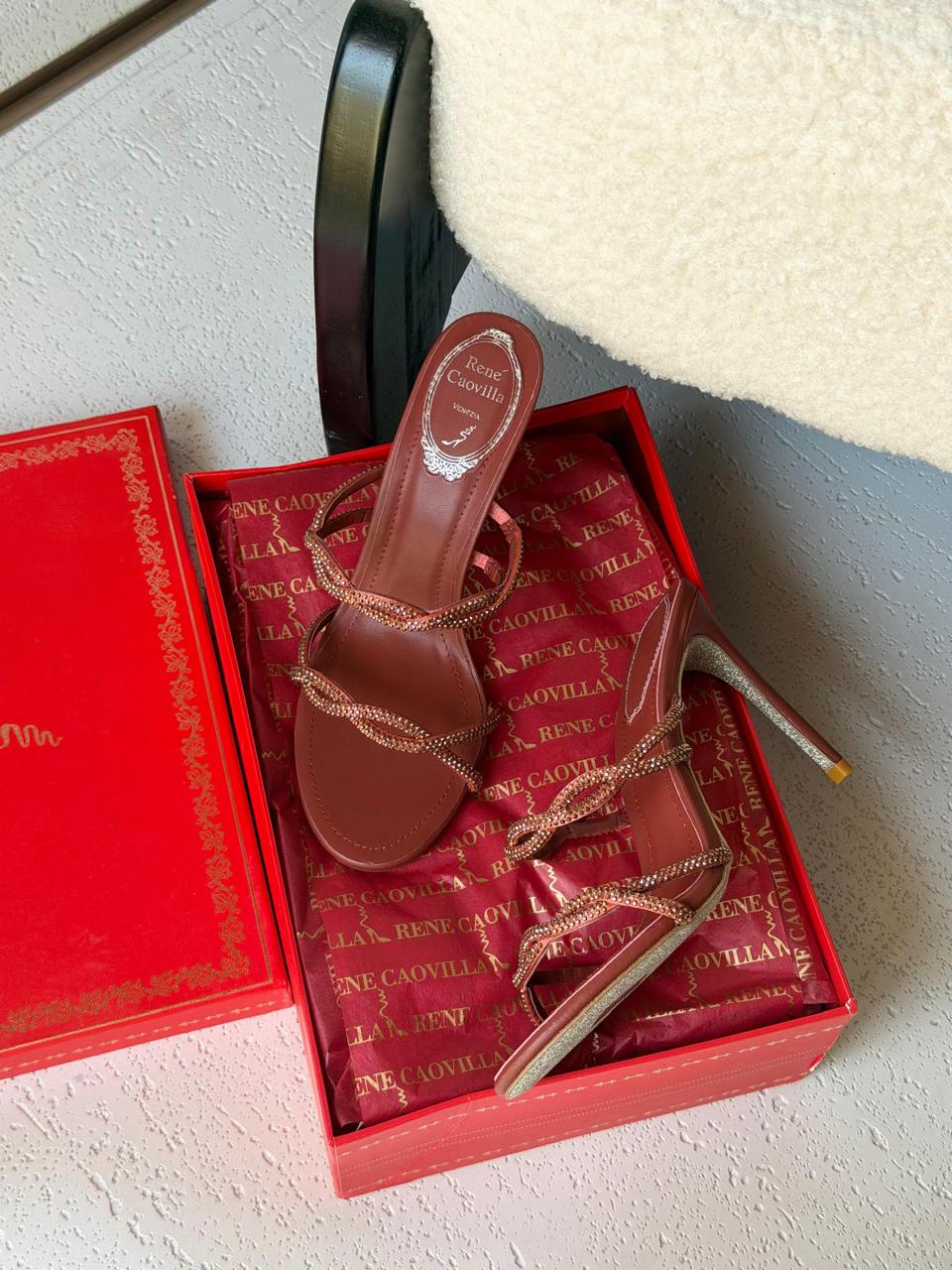 Rene caovilla sandals heels