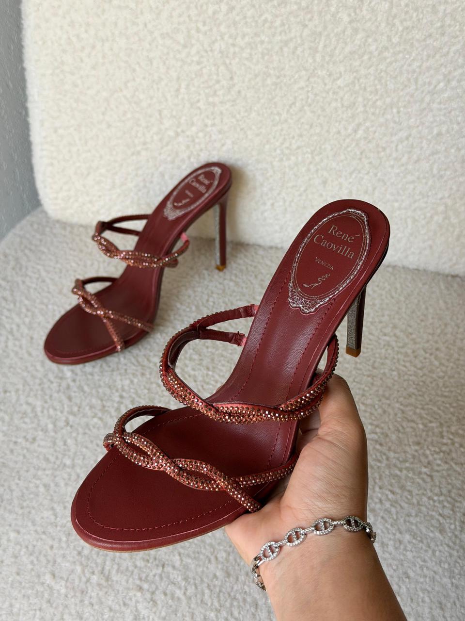 Rene caovilla sandals heels