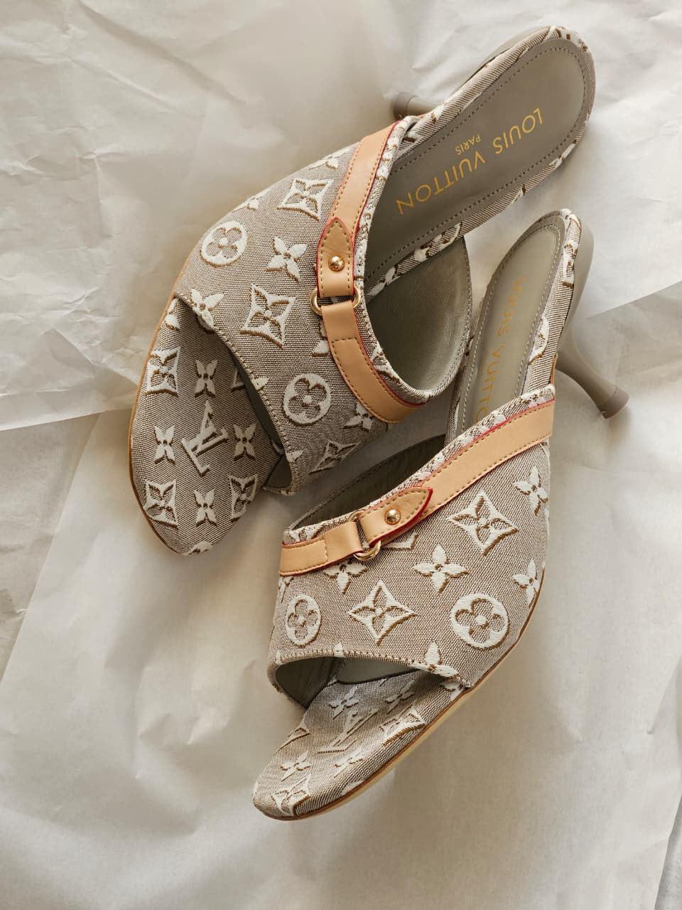 Lv sandals heels