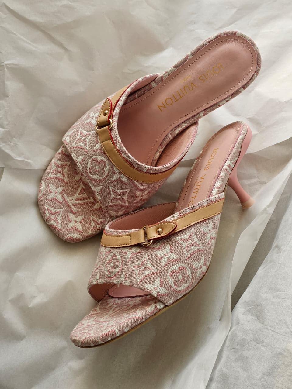 Lv sandals heels