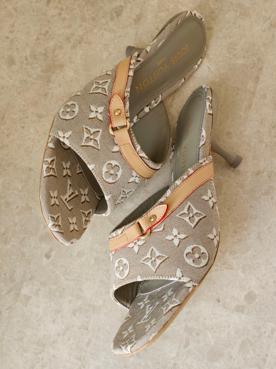 Lv sandals heels