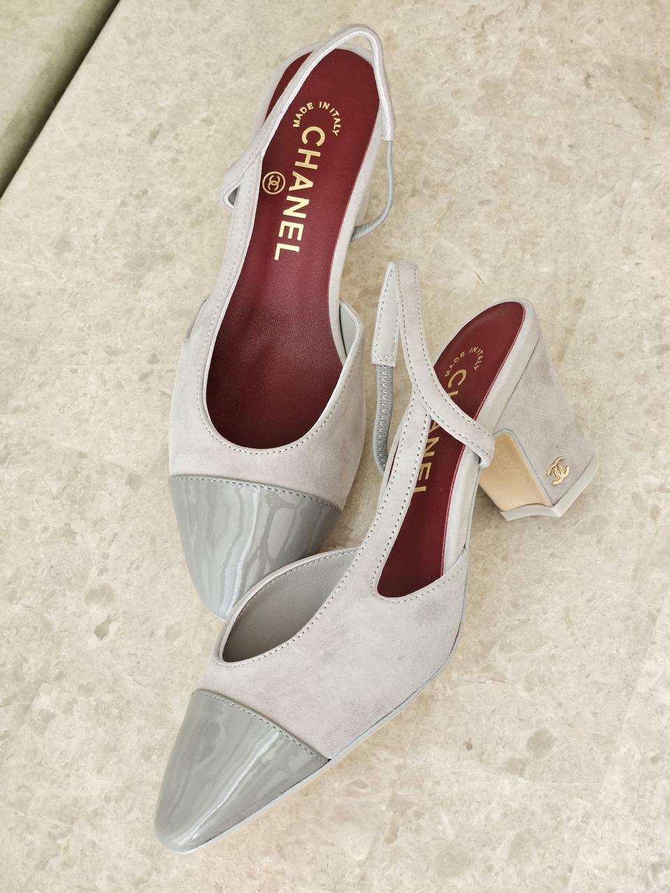 Chanel heels & ballerina - green