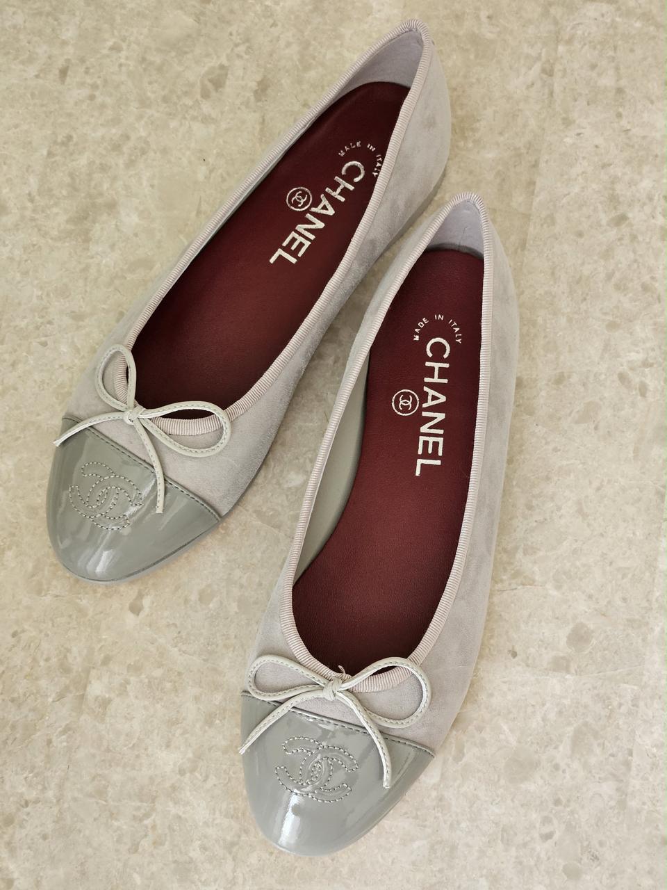 Chanel heels & ballerina - green