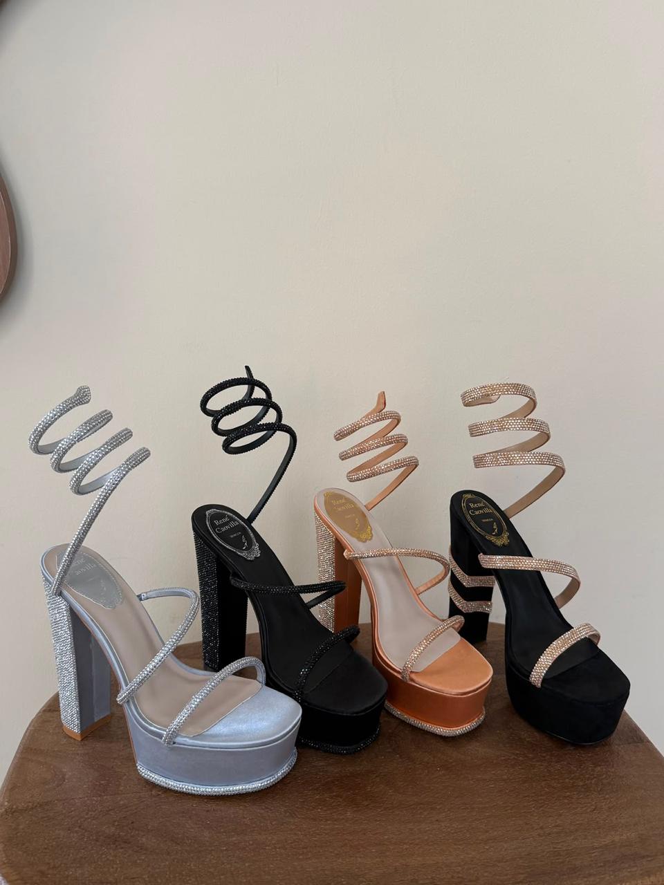 Rene caovilla sandals heels