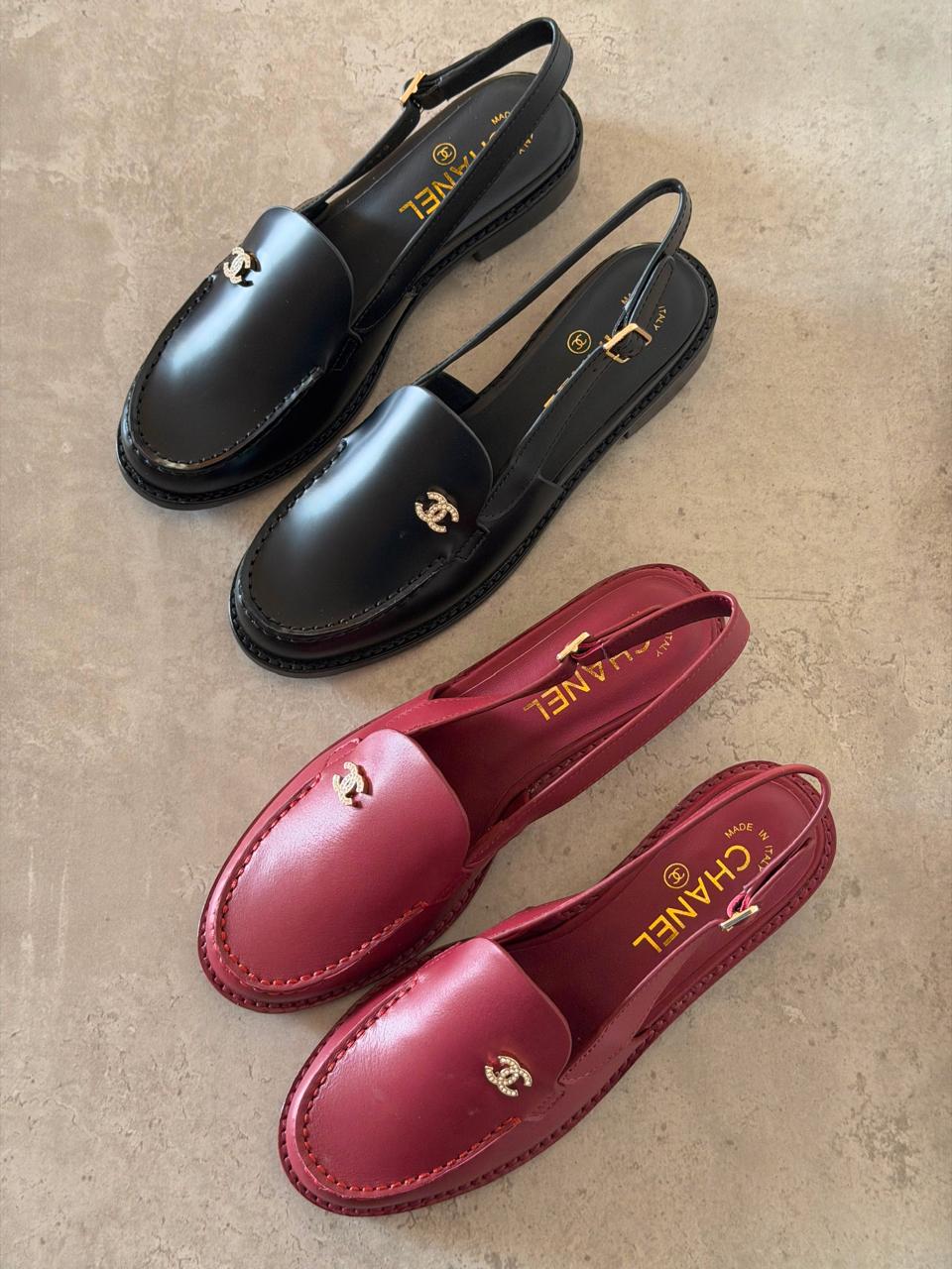 Chanel loafers - mules
