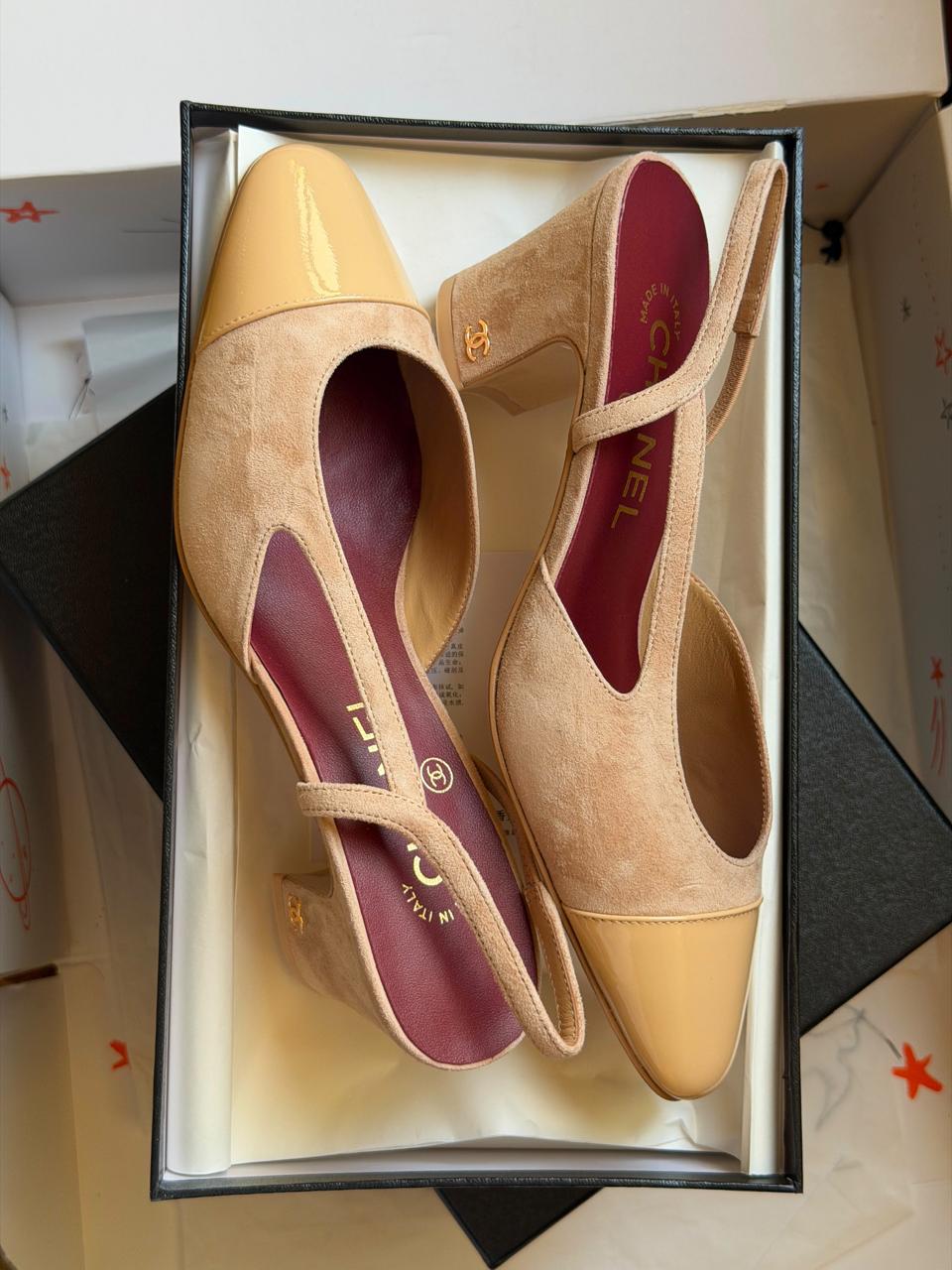 Chanel heels & low heels & chanel ballerina - beige